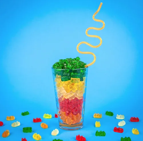 Vista 7 de HARIBO Goldbears, caramelos de gomitas, bolsas de 5 onzas (12 paquetes) Sabores variados