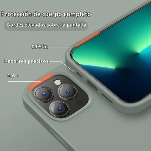 Vista 4 de Cordking Funda diseñada para iPhone 13 Pro Max, Funda Protectora de Teléfono de Silicona Ultra Delgada a Prueba de Golpes