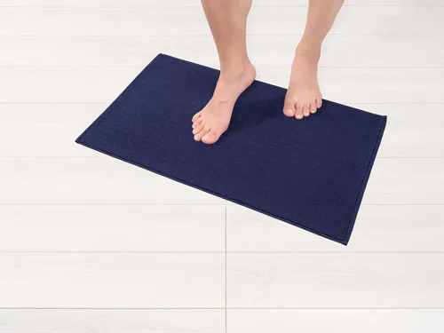 Vista 28 de American Soft Linen - Alfombra de baño antideslizante, 100% de algodón, 17 x 24 pulgadas, alfombras de baño lavables, tapetes peludos, color beige