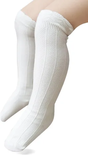 Vista 53 de EPEIUS Calcetines altos hasta la rodilla para bebés y niños pequeños (paquete de 3/5)