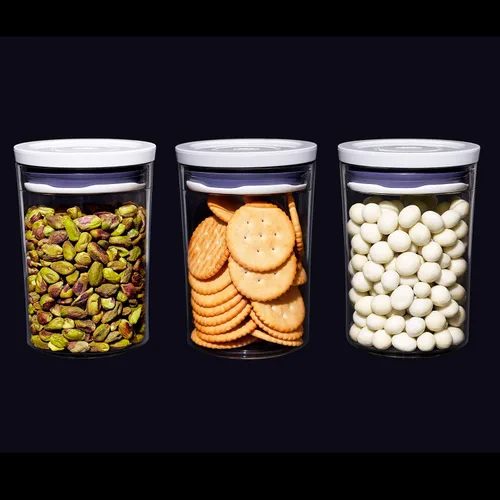 Vista 7 de OXO Good Grips - Juego de botes redondos de 3 piezas