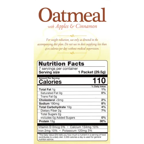 Vista 2 de Nutmeg State Nutrition HealthyWise - Avena alta en proteínas, 0.51 onzas de proteína, baja en calorías, alta en fibra, baja en azúcar, baja