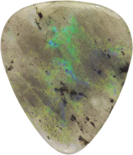 Vista 58 de Púa de Guitarra o Bajo de Piedra Amatista - Calibre Ultra Pesado de 3.0 mm - Forma 351 - Púa Exótica Artesanal de Gema Especial - 1 Paquete