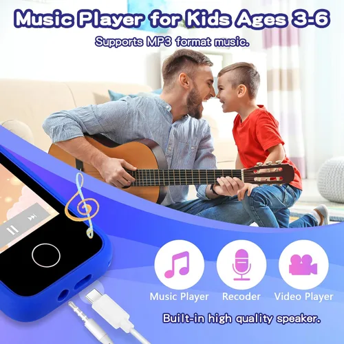 Vista 6 de Teléfono para Niños, Teléfono Inteligente para Niñas Pequeñas de 3 4 5 6 7 8 Años, Regalo de Cumpleaños para Niños de 3-8 Años, Teléfono de Juguete