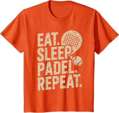 Vista 72 de Camiseta Eat Sleep Padel Repeat Padel Jugador de Tenis