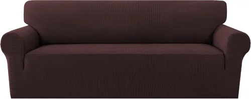Vista 10 de MeilleMaison Funda elástica para silla reclinable, funda para sofá de 1 pieza con parte inferior elástica, lavable, protector de muebles Negro