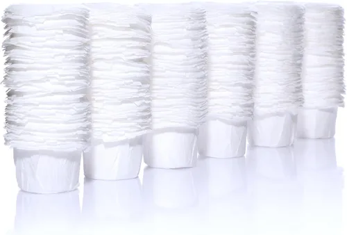 Vista 7 de 100 filtros desechables K Cup para Keurig reutilizables K, forros de papel de café para cápsulas recargables, café más suave, menos sedimentos