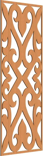 Vista 39 de Keene Paneles de pared decorativos de madera con calado, 9 3/8 pulgadas de ancho x 24 3/8 pulgadas de alto x 1/4 de alto, abedul Birch