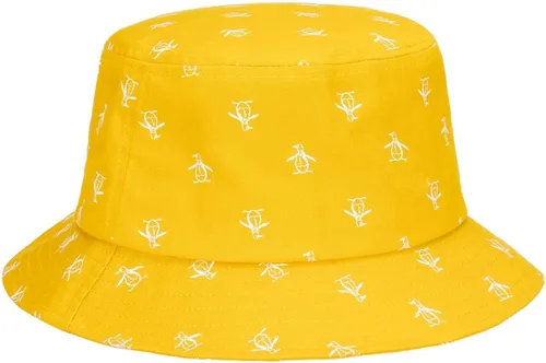 Vista 2 de Original Penguin Sombrero unisex de sarga de algodón con estampado completo