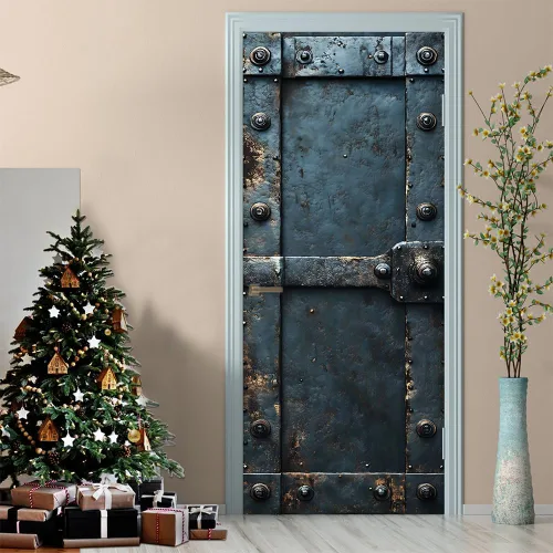 Vista 48 de Adhesivos 3D para puerta, murales para despegar y pegar, puerta de madera, papel tapiz autoadhesivo, extraíble, PVC, impermeable, póster para Puerta