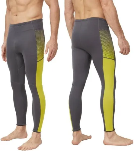 Vista 6 de GoldFin Pantalones de neopreno para hombre, 0.079 pulgadas, de neopreno, pantalones de meter, para deportes acuáticos, buceo, surf, natación, Negro
