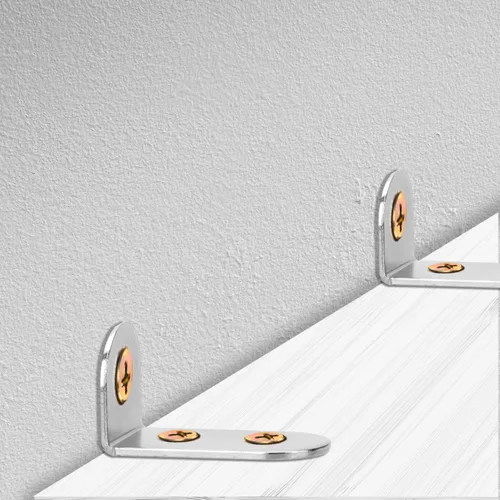 Vista 4 de 2 juegos de anclajes para muebles, anclajes antipunta, anclajes de muebles de acero inoxidable, anclaje de pared para prevención de caídas, anclajes