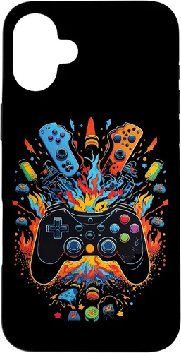 Vista 23 de Gamer Aesthetic Graphic Gaming Video Games Boys Teens Kids Case for iPhone 17
