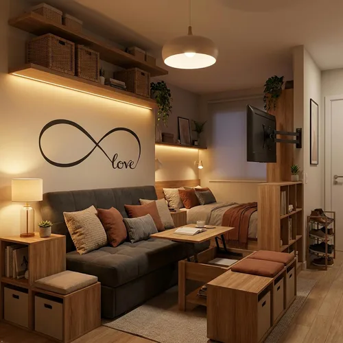 Vista 9 de Símbolo de infinito con la palabra Love