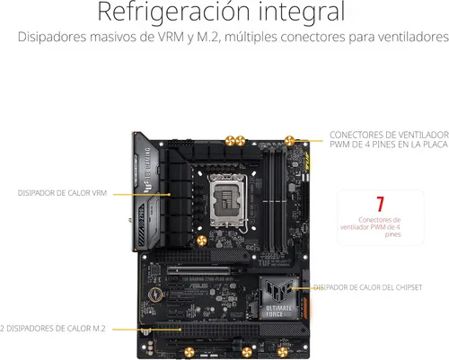 Vista 4 de ASUS TUF Gaming Z790-Plus WiFi LGA 1700