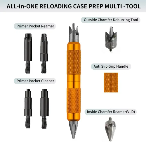 Vista 2 de Ludex Case Prep - Herramienta múltiple para recortadora de estuches, limpiador de bolsillo para manualidades, escariador y herramientas
