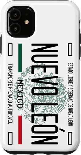Vista 8 de Neoleonés Nuevo Leon License Plate Phone Case for iPhone 17