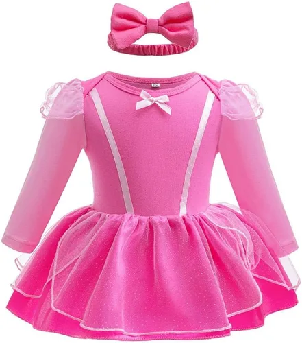 Vista 19 de Disfraz de princesa de Navidad para niñas, sirena, Bella, Sofía, para Halloween o cumpleaños, mameluco de tutú con diadema