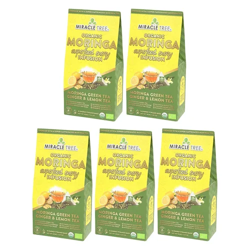 Vista 15 de Miracle Tree 's Energizing Moringa Infusion - Chai Mezcla súper cafeína Alternativa de café saludable, perfecta para concentrarse Certificado