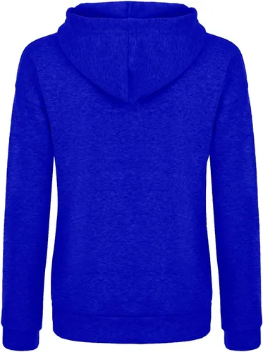 Vista 3 de GOFLIC Camisas de manga larga para adolescentes y niñas, sudaderas con capucha con forma de corazón de manga larga, sudaderas casuales sueltas