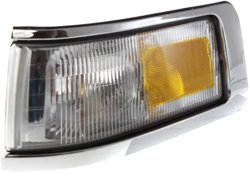 Vista 4 de Para Lincoln Town Car 1995 1996 1997 Luz de esquina lado del conductor w/logotipo de sangría Reemplazo para FO2550132 F5VY15A201B