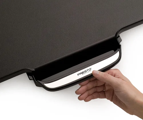 Vista 5 de Presto 07061 - Plancha eléctrica de 22 pulgadas con asas extraíbles, tamaño extragrande, cerámica antiadherente, sin PFAS, temperatura ajustable