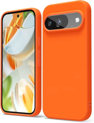 Vista 143 de oakxco para Google Pixel 6A Funda de teléfono de silicona líquida, diseño estético lindo y delgado para mujer y niña, cubierta de gel suave, lisa