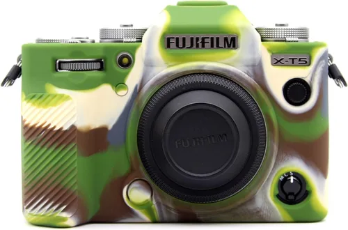 Vista 7 de Rieibi Fuji XT5 X-T5 - Funda protectora de silicona suave para cámara Fujifilm XT5 X-T5, funda ligera para cámara Fuji X-T5, color negro