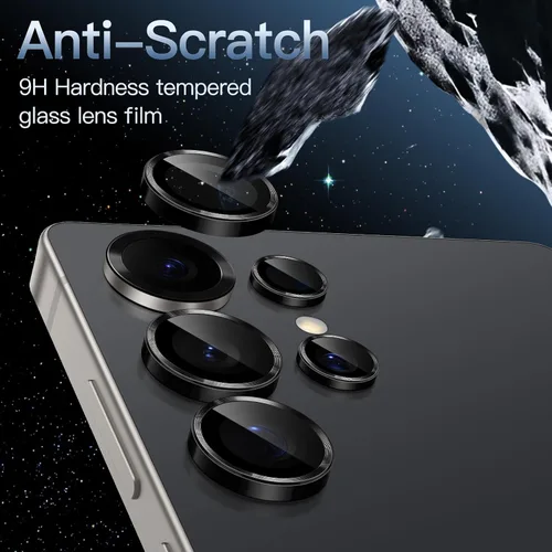 Vista 11 de JETech Protector de lente de cámara para Samsung Galaxy S25 Ultra, negro, 1