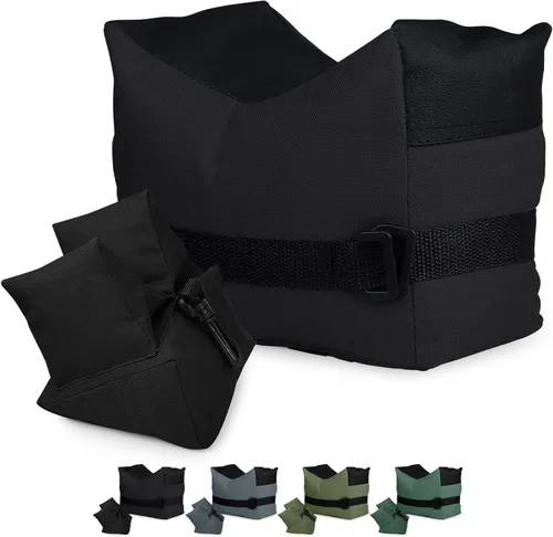 Vista 14 de Twod Bolsas de Descanso para Tiro Exterior - Apoyo de Banco para Deportes de Tiro con Soportes de Sacos de Arena Delantero y Trasero para Tiro