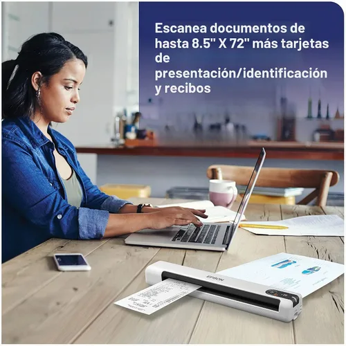 Vista 6 de Epson Escáner portátil de una sola hoja del escáner portátil del documento
