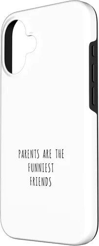 Vista 2 de iPhone 16 Parents are the funniest friends Case