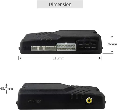 Vista 5 de EASYGUARD EC201-M9 Sistema de Alarma de Coche de 2 Vías con Pantalla LCD de 1.73 Pulgadas, Mensajero Remoto, Arranque Turbo, Modo Temporizador