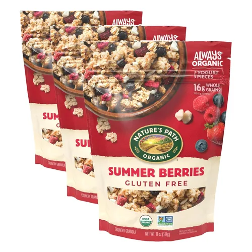 Vista 7 de Nature's Path Granola orgánica de bayas de verano, 11 onzas (paquete de 1), sin gluten, sin OMG