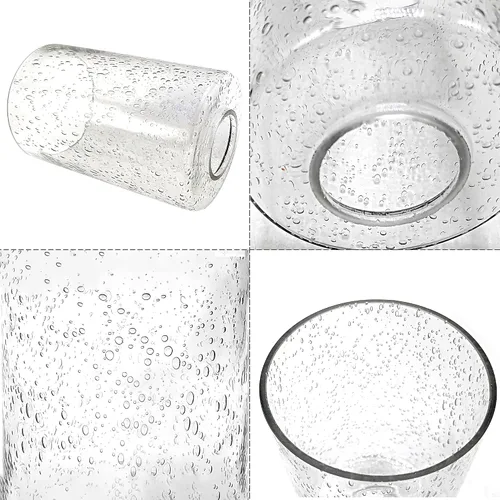 Vista 4 de ECUDIS 1 paquete de lentes de burbujas de repuesto para lámpara cilíndrica