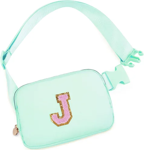 Vista 125 de Bolsa de cinturón para niñas y mujeres, bolsas cruzadas, riñonera, riñonera personalizada, Negro, Small