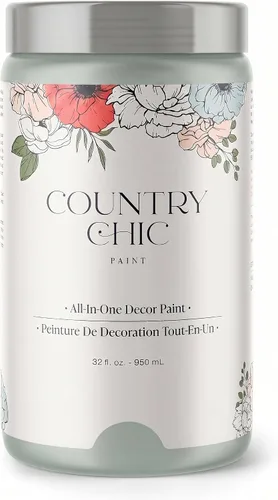 Vista 106 de Country Chic - Pintura a la tiza todo en uno para muebles y armarios, ecológica, acabado mate, con primer y sellador, para madera y metal, Alchemist