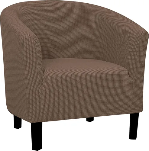 Vista 14 de Easy-Going Funda elástica para sillón de club de 1 pieza, funda para sofá de bañera de barril, protector de muebles, funda de sofá jacquard
