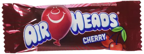 Vista 25 de Airheads Barras de caramelo de tamaño completo, cereza, caja de 36