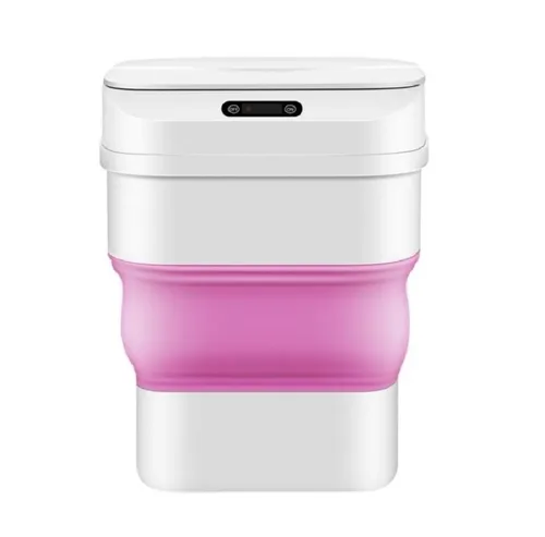 Vista 2 de Papelera Caneca Plegable Automática Con Sensor De Apertura