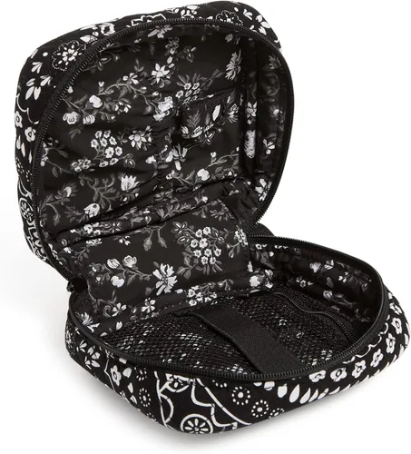 Vista 2 de Vera Bradley Mini estuche de viaje de algodón para mujer con clip