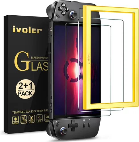Vista 11 de ivoler Paquete de 3 protectores de pantalla grabados antirreflejos para ASUS ROG Xbox Ally/ROG Xbox Ally X Handheld 2025, vidrio templado