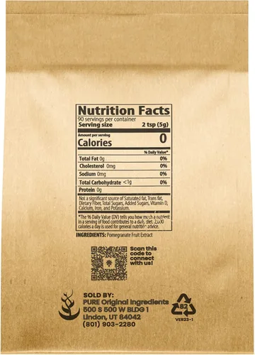 Vista 7 de PURE ORIGINAL INGREDIENTS Paquete de polvo de arándano, granada y arándano (1 libra cada uno), suplementos, polvos de frutas, saborizantes