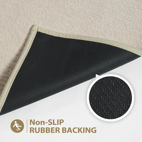 Vista 3 de Uphome Tapete de baño ultrafino, tapete de baño de goma para baño, antideslizante, secado rápido, lavable a máquina, pelo bajo, absorbente