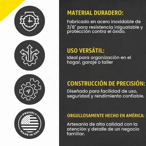 Vista 5 de T&T Tools Handy Hook – Gancho de 16" de acero inoxidable para tapa de alcantarilla, extractor, extractor de pasador de espiga, herramienta