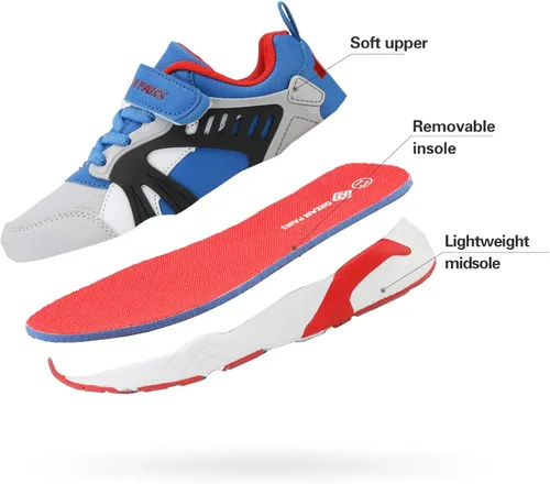 Vista 5 de DREAM PAIRS Tenis deportivos para niños y niñas tenis para correr