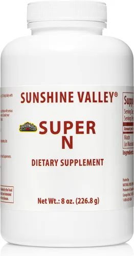 Vista 8 de Sunshine Valley Super N Niacinamida en polvo (1 onza) – Suplemento dietético de niacina vitamina B3 para energía, digestión, piel antienvejecimiento