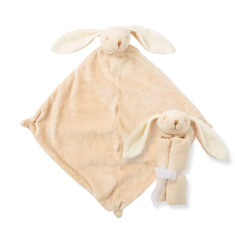 Vista 2 de Angel Dear - Conjunto de gemelos de conejito beige