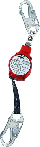Vista 8 de Miller by Honeywell MiniLite - Limitador de caída personal de 11 pies con mosquetón de acero y gancho a presión, capacidad de 310 libras