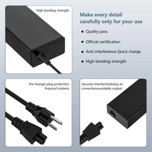 Vista 10 de Cargador de portátil de 65 W 0.1x0.04 in para Acer Aspire 5 3 1 N23C3 N23H3